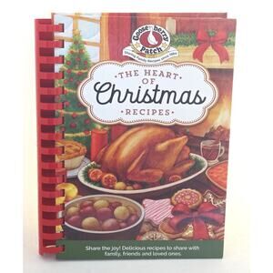 Cookbook-The Heart of Christmas Recipes-Use Year Round-Spiral Opening